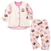 [キッズ]ベスト付きパジャマ　アンパンマン　ピンク