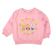 [ベビー]スウェットシャツ　アンパンマン　ピンク