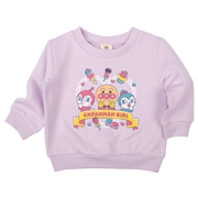 [キッズ]スウェットシャツ　アンパンマン　パープル