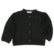 【再値下】【SALE】[ベビー]カーディガン　シアー素材　ブラック