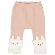 レッグウォーマー風レギンス　切替　アニマル　うさぎ