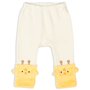 レッグウォーマー風レギンス　切替　アニマル　きりん