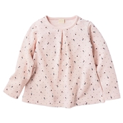 [キッズ]長袖　トレーナー　総柄　ピンク