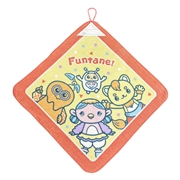 ループ付きタオル２６　ファンターネ！　パーティ　３４ｘ３４ｃｍ