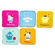 プチタオル５Ｐ２６　サンリオ　シンプルタイムＡＬＬ　１６ｘ１６ｃｍ