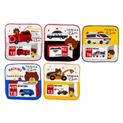 プチタオル５Ｐ２６　ツムパパトミカ　ＢＯＸ　１６ｘ１６ｃｍ