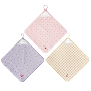 ループ付きタオル３Ｐ２６　オーガナイズ　ＰＫ　２７ｘ２７ｃｍ