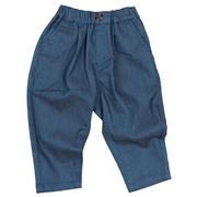 [ベビー]タックパンツ ブルー