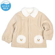[ベビー]中綿ジャケット　ニットコール アイボリー