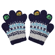 ▽５指　指転写働く車ワッペン