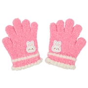 ▽５指　うさぎワッペン