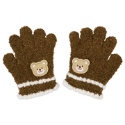 ▽５指　くまワッペン