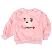 [キッズ]ＩＦ　トレーナー　リボンハート　ピンク