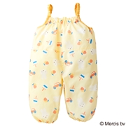 袖なし砂場着　ミッフィーくるま　クリーム