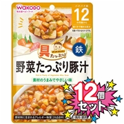 [12個セット]具たっぷりグーグーキッチン 野菜たっぷり豚汁