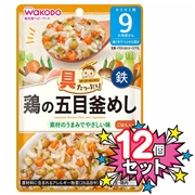 [12個セット]具たっぷりグーグーキッチン 鶏の五目釜めし