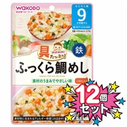 [12個セット]具たっぷりグーグーキッチン ふっくら鯛めし