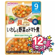 [12個セット]具たっぷりグーグーキッチン いわしと野菜のトマト煮
