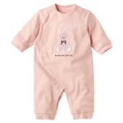 長袖　プレオール　アップリケ ピンク