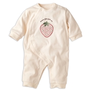 長袖　プレオール　アップリケ アイボリー