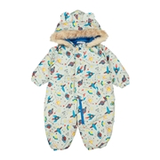 [ベビー]２５ＪＪオックス宇宙柄ダルマコンビ　グレー