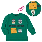 [ベビー]２５ＨＨ裏毛京阪仕掛けトレ－ナ－ グリーン