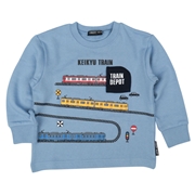 [ベビー]２５ＨＨ裏毛京急トンネルトレ－ナ－ サックス