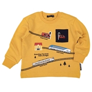 [ベビー]２５ＨＨ裏毛近鉄トンネルトレ－ナ－ イエロー