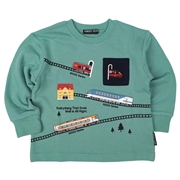 [ベビー]２５ＨＨ裏毛近鉄トンネルトレ－ナ－ キミドリ