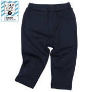 [ベビー]いつものパンツ　10分丈　速乾素材ネイビー