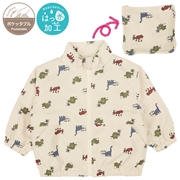 [ベビー]はっ水ジャケット　ポケッタブル仕様　ベージュ