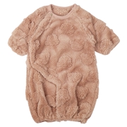 長袖ドレスオール　ボア　くま　ブラウン