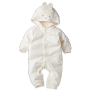 フード付プレオール　ミッフィー　オフホワイト