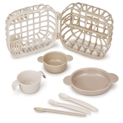 まるピカ 食洗器専用バスケット+ベビー食器セット