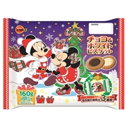 ディズニー チョコ＆ホワイトビスケット（クリスマス）