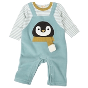 フリースドッキングサロペット サックス