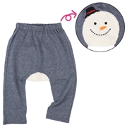 お尻モチーフパンツ ネイビー