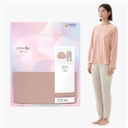ソフィＢｅ超熟睡パジャマ　ピンクｘベージュ[入荷案内受付中]