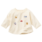 はじめてセパレートトップス　刺しゅう　アイボリー