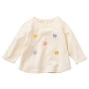 はじめてセパレートトップス　刺しゅう　アイボリー