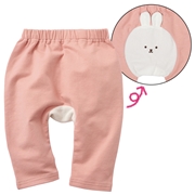 モンキーパンツ　パイルアニマル　ピンク