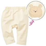 モンキーパンツ　パイルアニマル　アイボリー