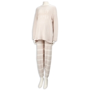 モコモコニット　ルームウエアセット　ベージュ