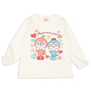 [ベビー]長袖Ｔシャツ　アンパンマン　アイボリー