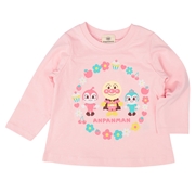 [ベビー]長袖Ｔシャツ　アンパンマン ピンク