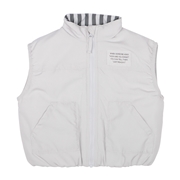 [ベビー]中綿ベスト　PCHY グレー