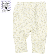 [ベビー]いつものパンツ　７分丈　ニットツイル　柄　イエロー