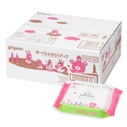 【通販限定】手・くちふきとりナップ 70枚×18個 Pigeon Friends