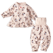 [ベビー]長袖パジャマ　ミニー　ピンク