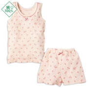 [キッズ]セットアップインナー　タンクトップ　イチゴ　ピンク